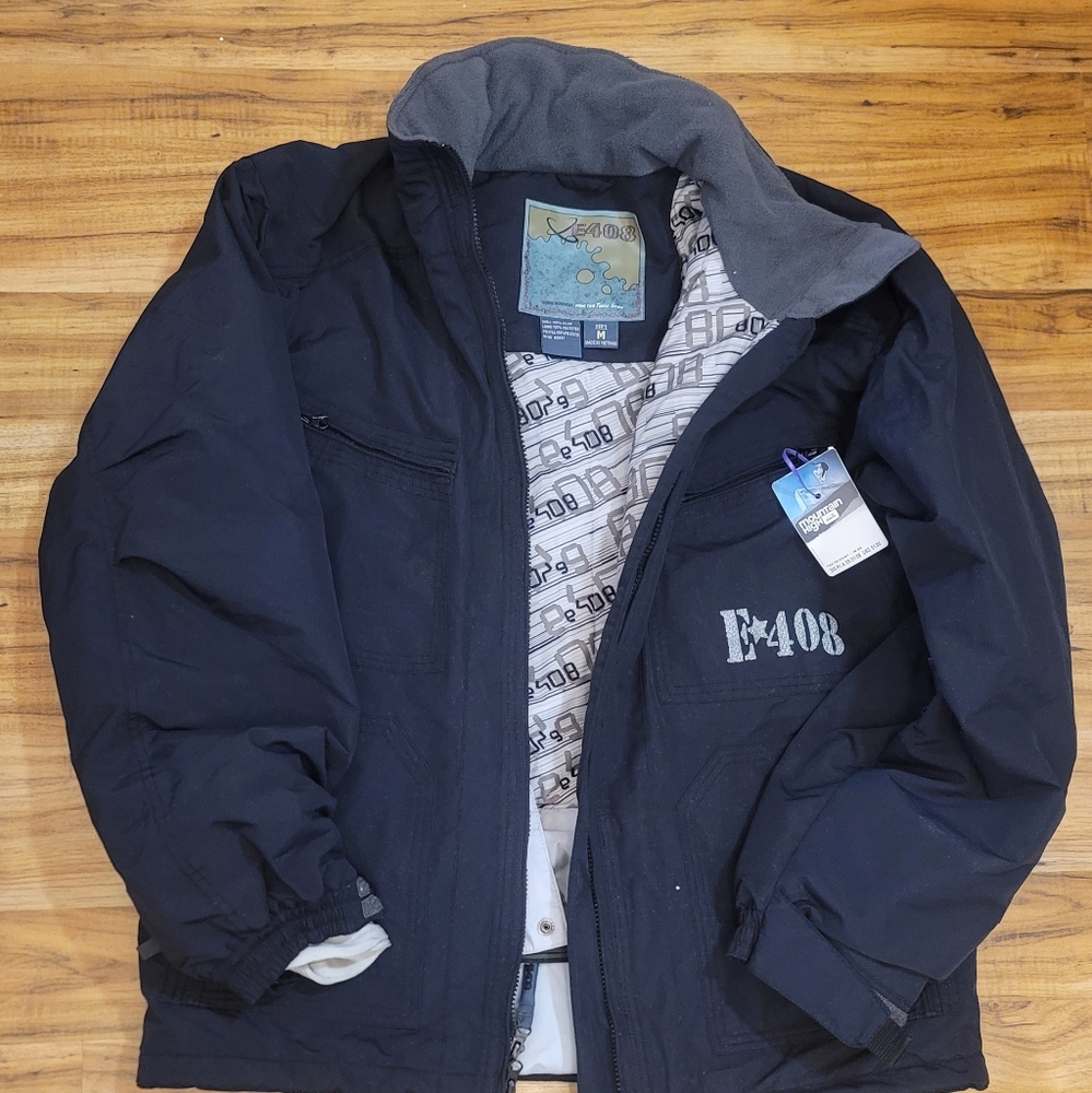 Vintage E408 Turbine Boardwear Snowboard Jacket – Men's Medium – Missing Hood